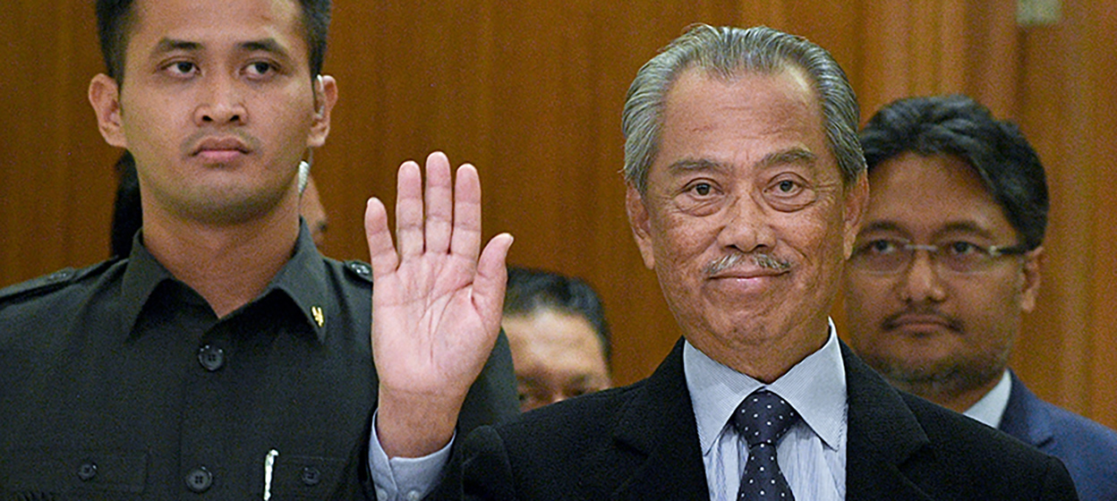 Malaysia's Prime Minister Muhyiddin Yassin