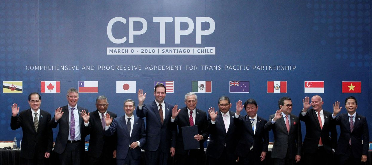 Signing of the rebranded 11-nation Pacific trade pact Comprehensive and Progressive Agreement for Trans-Pacific Partnership (CPTPP)
