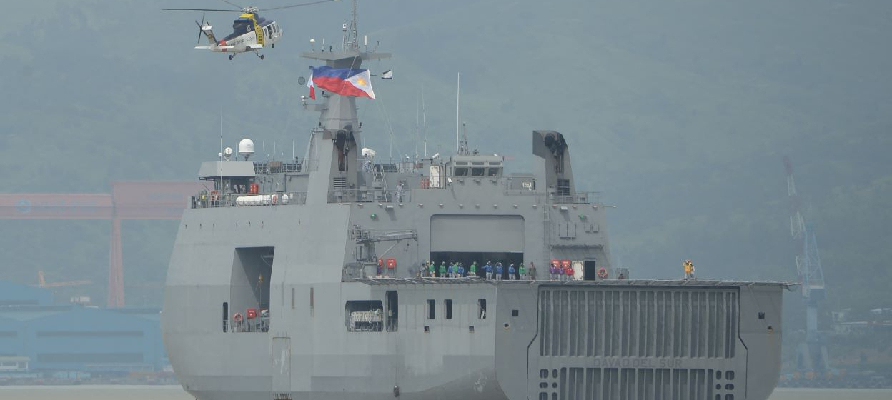 Philippine combined exercise on South China Sea